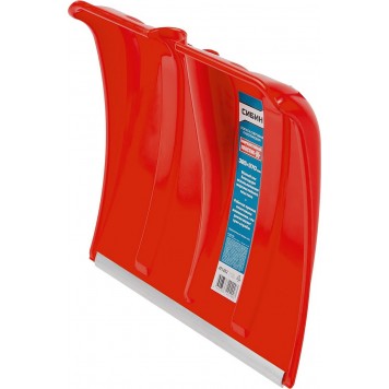 421832 | Лопата снеговая, пластиковая с алюминиевой планкой, без черенка, 380 мм., СИБИН ЛП-380-4