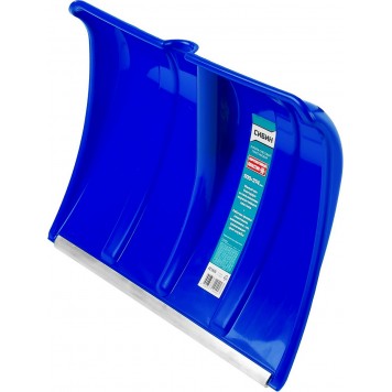 421835 | Лопата снеговая, пластиковая с алюминиевой планкой, без черенка, 500 мм., СИБИН ЛП-500-4