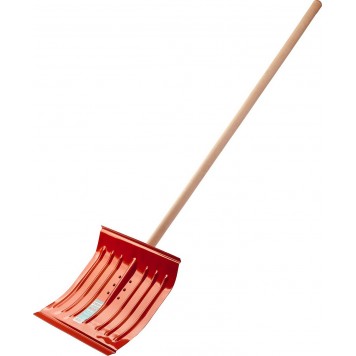 421841 | Лопата снеговая стальная, с деревянным черенком, 430мм, СИБИН ЛС-430-5