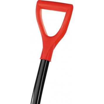 421845 | Лопата снеговая, пластиковая с алюминиевой планкой, эргономичный алюминиевый черенок, V-ручка, 410 мм., СИБИН ЛПА-410-7