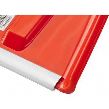 421845 | Лопата снеговая, пластиковая с алюминиевой планкой, эргономичный алюминиевый черенок, V-ручка, 410 мм., СИБИН ЛПА-410-8