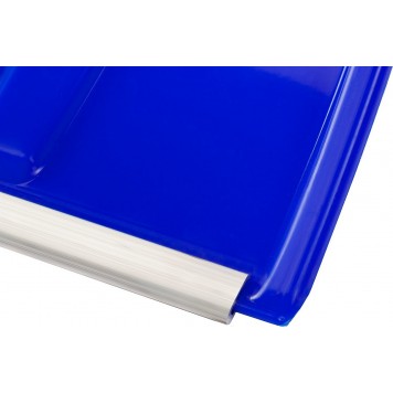 421847 | Лопата снеговая, пластиковая с алюминиевой планкой, эргономичный алюминиевый черенок, V-ручка, 500 мм., СИБИН ЛПА-500-8