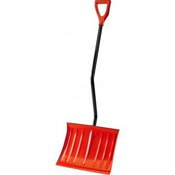 421849 | Лопата снеговая стальная, с эргономичным стальным черенком, 460мм, СИБИН ЛС-460-0