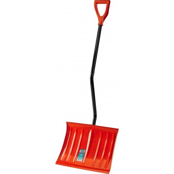 421849 | Лопата снеговая стальная, с эргономичным стальным черенком, 460мм, СИБИН ЛС-460-4