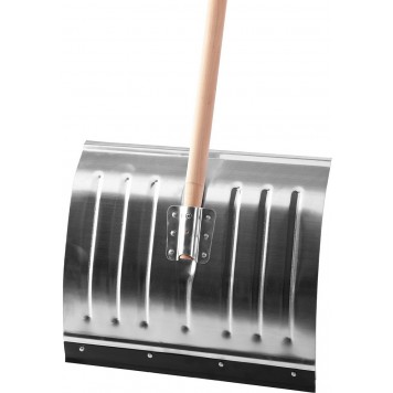 421857 | Лопата снеговая алюминиевая со стальной планкой, с деревянным черенком, 430мм, СИБИН ЛА-430-6