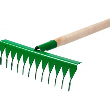 421900-12 | Грабли садовые с черенком, 12 витых зубцов, РОСТОК-3