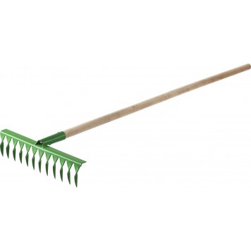 421900-14 | Грабли садовые с черенком, 14 витых зубцов, РОСТОК-0