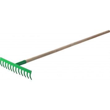 421901-12 | Грабли садовые с черенком, 12 прямых зубцов, РОСТОК-0