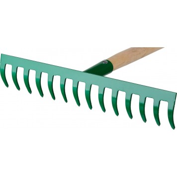 421901-14 | Грабли садовые с черенком, 14 прямых зубцов, РОСТОК-3