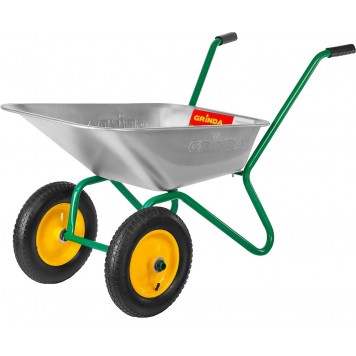 422400_z01 | Тачка садовая двухколесная, 80 л, грузоподъемность 120 кг, GRINDA-0