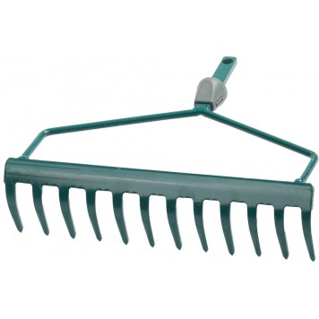 4230-53808 | Грабли изогнутые, 12 зубцов, с быстрозажимным механизмом, 300мм, RACO MAXI-0