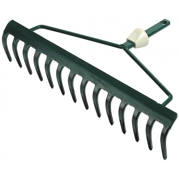 4230-53809 | Грабли изогнутые, 14 зубцов, с быстрозажимным механизмом, 360мм, RACO MAXI-0