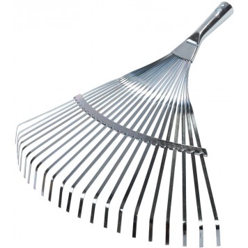 4231-53/732 | Грабли веерные, 22 плоских зубца, гальванизир. покр., 450мм, RACO-0
