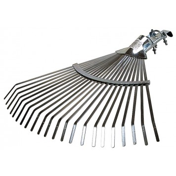 4231-53/736 | Грабли веерные регулируемые, 22 плоских зубца, гальванизир. покр., 300-450мм, RACO-0