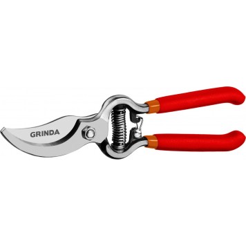 423103 | Секатор цельнокованый, плоскостной, 200мм, GRINDA G-3-0