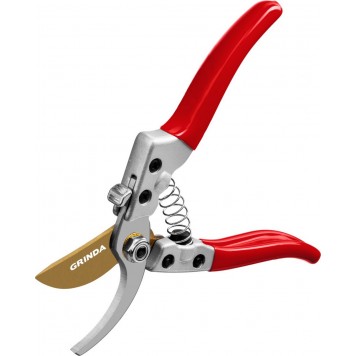 423113 | Секатор с алюминиевыми рукоятками, плоскостной, 205 мм, GRINDA G-13-6