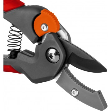 423124 | Секатор с двухкомпонентными рукоятками, контактный, 200 мм, GRINDA G-24-7