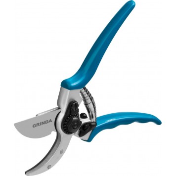 423423 | Секатор с алюминиевыми коваными рукоятками, плоскостной, 210 мм, GRINDA P-23-5