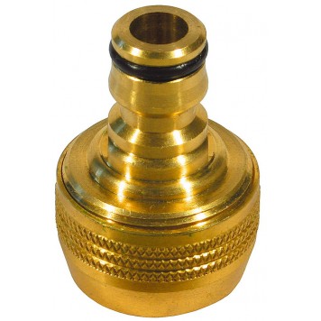 4246-55026B | Переходник (соединитель-шланг) латунный, 3/4", RACO PROFI-0