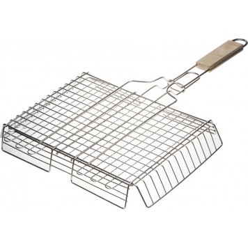 424732 | Решетка-гриль объемная, нержавеющая сталь, 340х260мм, GRINDA BARBECUE-0