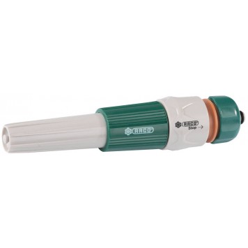 4255-55/382C | Наконечник поливочный, регулируемый, с соединителем, 1/2", RACO ORIGINAL-0