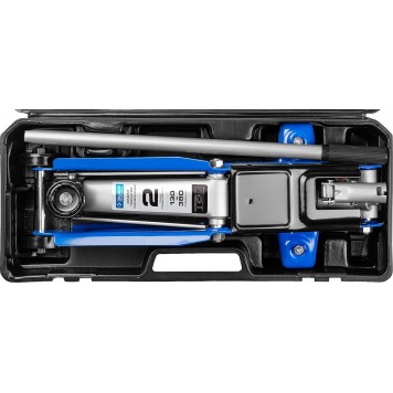 43052-2-K | Домкрат гидравлический подкатной, 2т, 130-380мм, в кейсе, T50, ЗУБР ПРОФЕССИОНАЛ-12