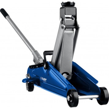 43052-2 | Домкрат гидравлический подкатной, 2т, 130-380мм, T50, ЗУБР ПРОФЕССИОНАЛ-6