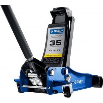 43054-3.5 | Домкрат гидравлический подкатной, 3,5т, 100-533мм, X90, ЗУБР ПРОФЕССИОНАЛ-5
