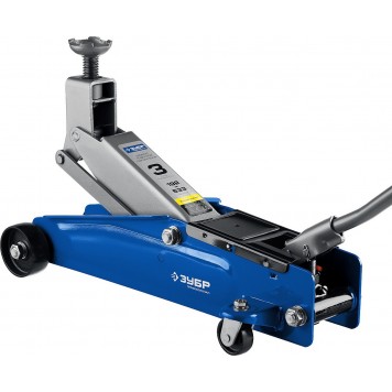 43055-3 | Домкрат гидравлический подкатной, 3т, 192-533мм, T77, ЗУБР ПРОФЕССИОНАЛ-0