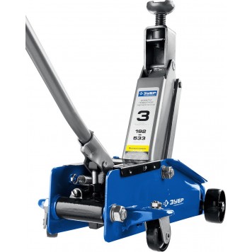 43055-3-K | Домкрат гидравлический подкатной, 3т, 192-533мм, в кейсе, T77, ЗУБР ПРОФЕССИОНАЛ-6
