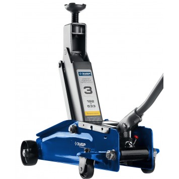 43055-3 | Домкрат гидравлический подкатной, 3т, 192-533мм, T77, ЗУБР ПРОФЕССИОНАЛ-4