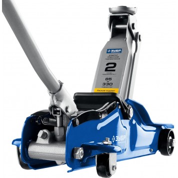 43056-2 | Домкрат гидравлический подкатной, 2т, 85-330мм, T35, ЗУБР ПРОФЕССИОНАЛ-5