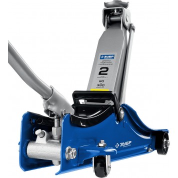 43058-2 | Домкрат гидравлический подкатной, 2т, 80-380мм, T55, ЗУБР ПРОФЕССИОНАЛ-5