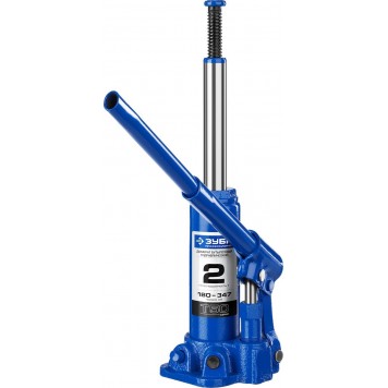43060-2_z01 | Домкрат гидравлический бутылочный, 2т, 180-347мм, ЗУБР T50-5
