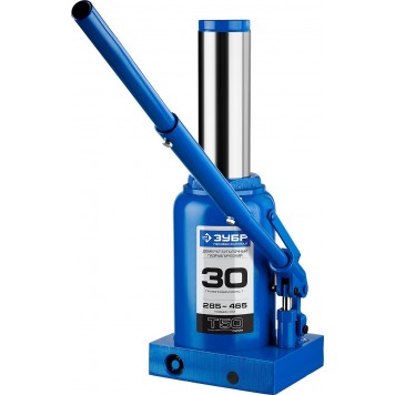 43060-30_z01 | Домкрат гидравлический бутылочный, 30т, 285-465мм, ЗУБР T50-5