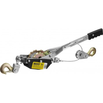 4310-1.5 | Лебедка рычажная, тросовая, 1,5т/2,4м, STAYER MAXPULL-0