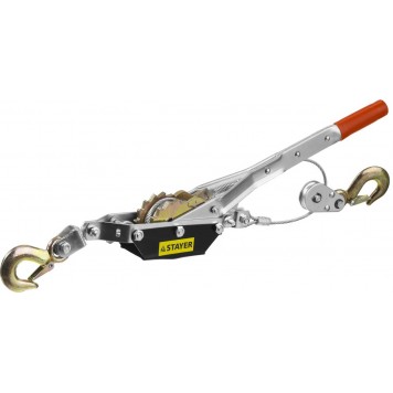 4310-2 | Лебедка рычажная, тросовая, 2т/3м, STAYER MAXPULL-0