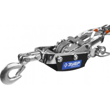 43105-4-K | Лебедка ручная рычажная тросовая, 4 т, 3 м, в сумке, ЗУБР ПРОФЕССИОНАЛ-6