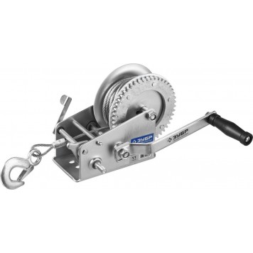 43113-1.1_z01 | Лебедка ручная барабанная тяговая, тросовая, 1,1т, 8м, ЗУБР ПРОФЕССИОНАЛ-0