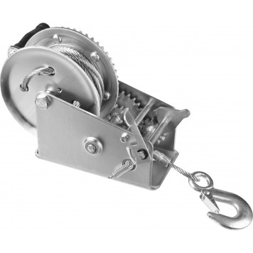 43113-1.1_z01 | Лебедка ручная барабанная тяговая, тросовая, 1,1т, 8м, ЗУБР ПРОФЕССИОНАЛ-4