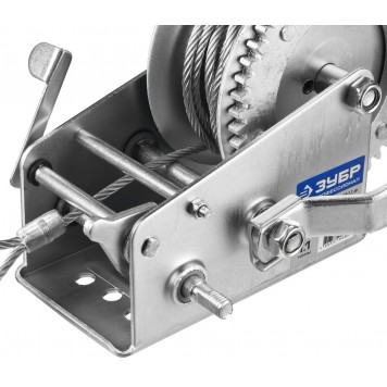 43113-1.1_z01 | Лебедка ручная барабанная тяговая, тросовая, 1,1т, 8м, ЗУБР ПРОФЕССИОНАЛ-5