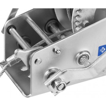 43113-1.1_z01 | Лебедка ручная барабанная тяговая, тросовая, 1,1т, 8м, ЗУБР ПРОФЕССИОНАЛ-7