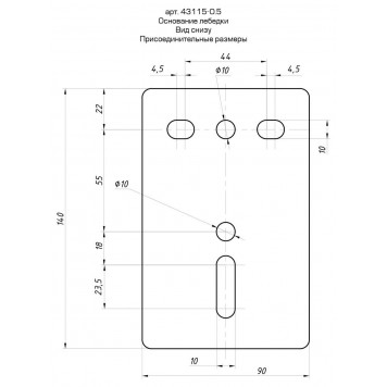 43115-0.5 | Лебедка ручная барабанная тяговая, ленточная, 0,5т, 8м, ЗУБР ПРОФЕССИОНАЛ-7