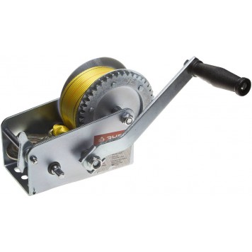 43115-0.9 | Лебедка ручная барабанная тяговая, ленточная, 0,9т, 10м, ЗУБР ПРОФЕССИОНАЛ-0