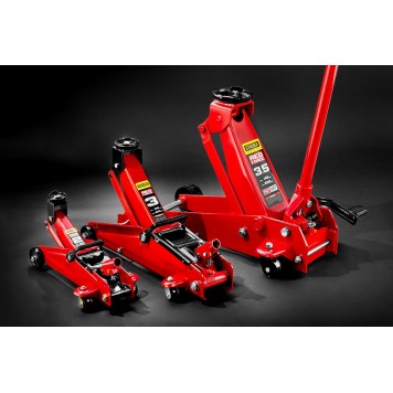 43152-2-K | Домкрат гидравлический подкатной, 2т, 125-320мм, в кейсе, STAYER RED FORCE-12