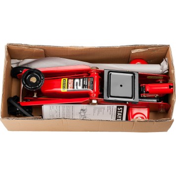 43152-2 | Домкрат гидравлический подкатной, 2т, 125-320мм, STAYER RED FORCE-11