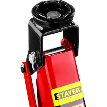 43153-2 | Домкрат гидравлический подкатной, 2т, 130-350мм, STAYER RED FORCE-9