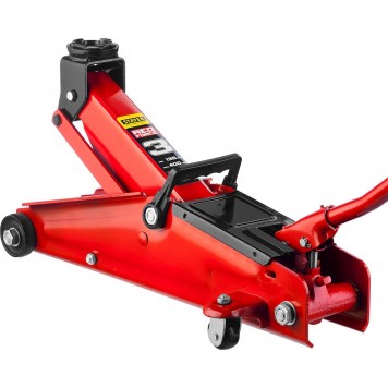 43154-3 | Домкрат гидравлический подкатной, 3т, 135-400мм, STAYER RED FORCE-0