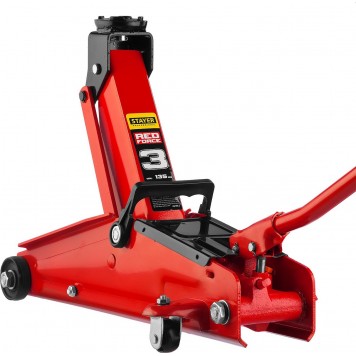 43154-3 | Домкрат гидравлический подкатной, 3т, 135-400мм, STAYER RED FORCE-5