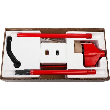 43155-3.5 | Домкрат гидравлический подкатной, с педалью, 3,5т, 145-500мм, STAYER RED FORCE-11